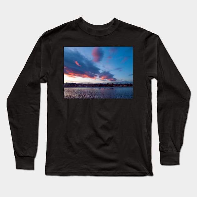 Magic Evening Sky Long Sleeve T-Shirt by algill